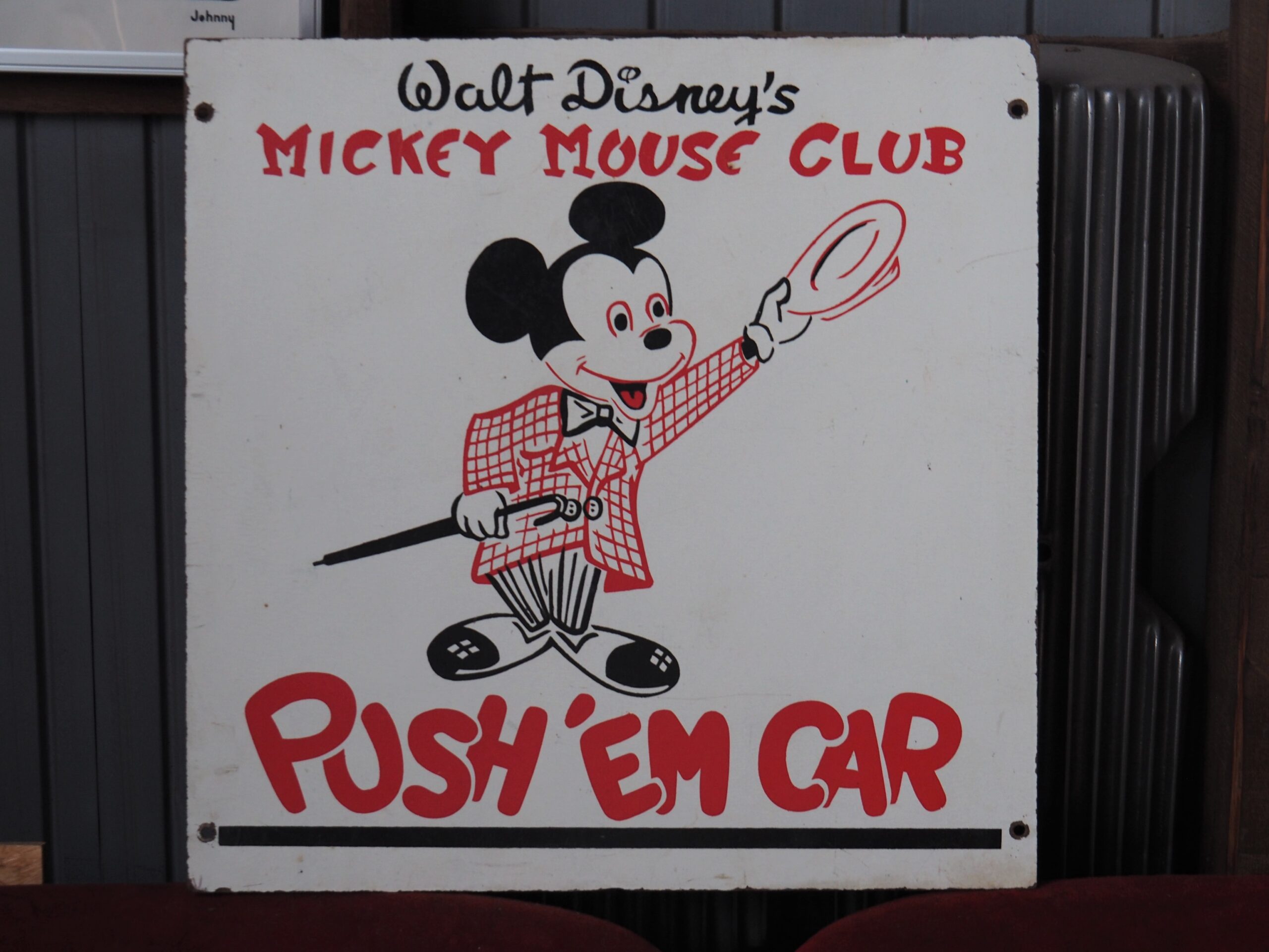 ヴィンテージ ディズニー トイボックス パネル ミッキーマウスクラブ | American-Vintage-Shop